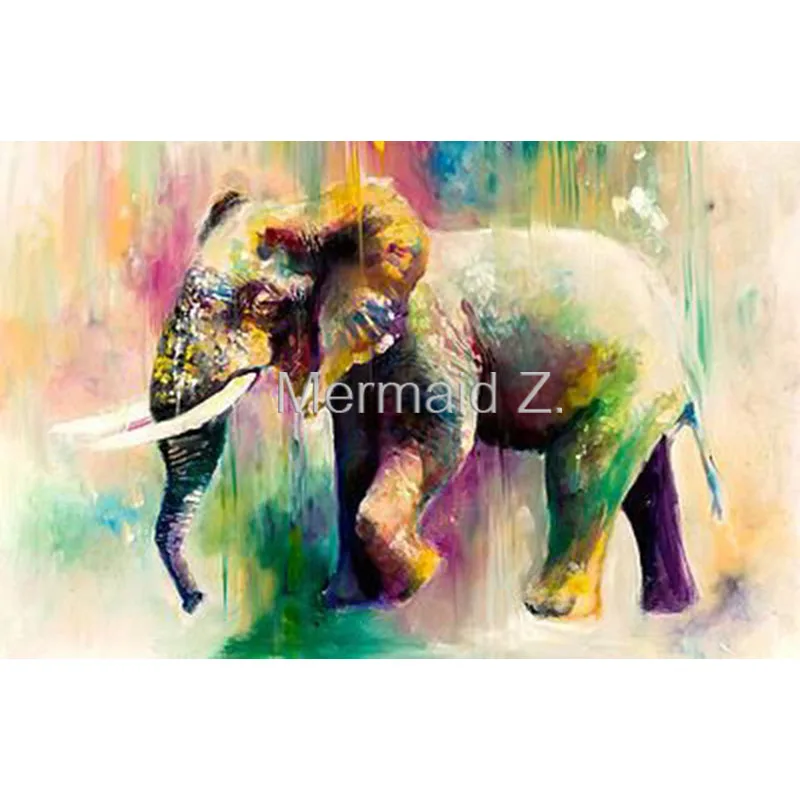 Handpainted Abstract Oil Painting Original Watercolour Paintin elephant animal Hang canvas painting Modern Style canvas painting
Handpainted Abstract Oil Painting Original Watercolour Paintin elephant animal Hang canvas painting Modern Style canvas painting