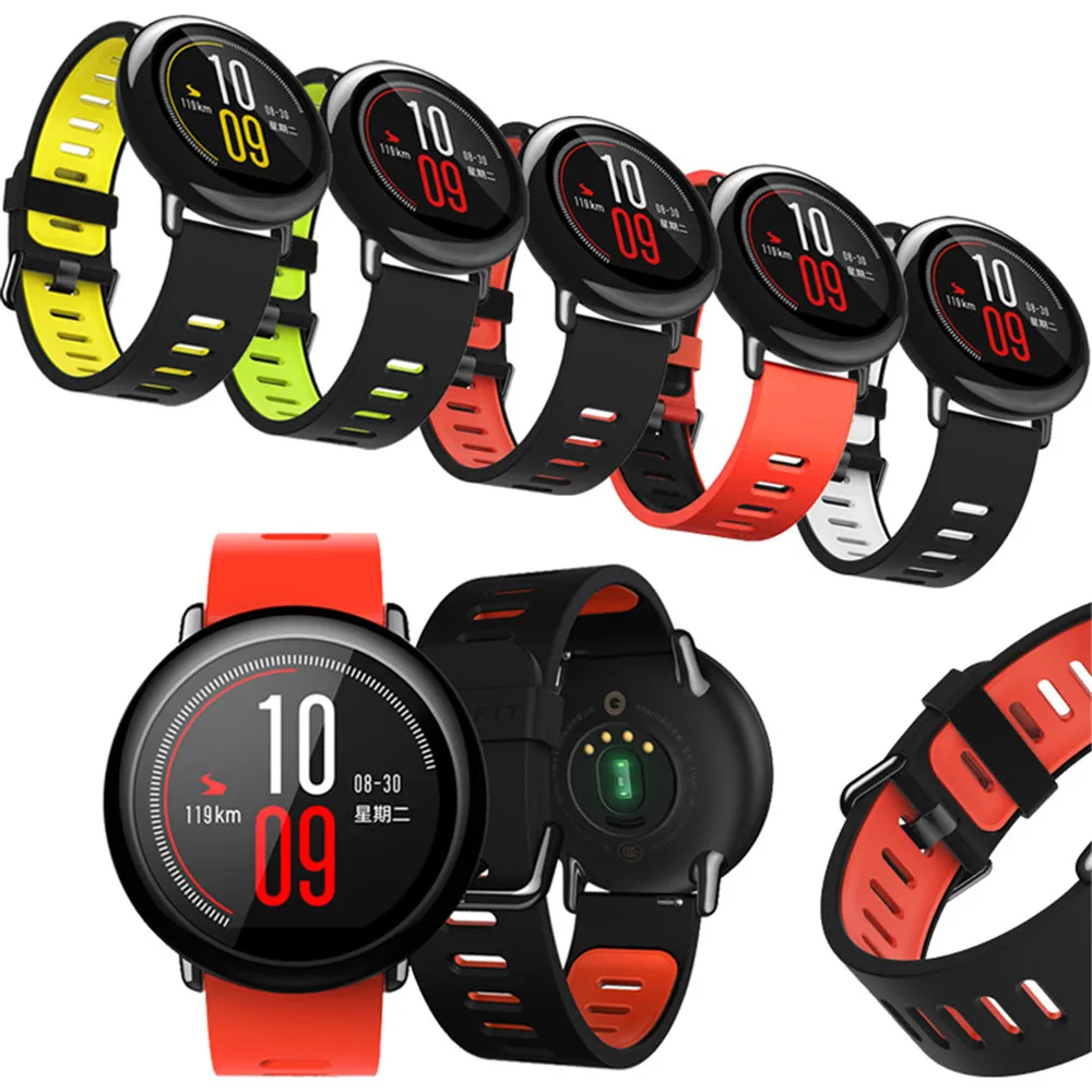 22mm Watch Strap For Xiaomi Huami Amazfit gtr 47mm / Amazfit Sports Pace Stratos 2 2S Smart Watch Silicone Wrist bands
22mm Watch Strap For Xiaomi Huami Amazfit gtr 47mm / Amazfit Sports Pace Stratos 2 2S Smart Watch Silicone Wrist bands