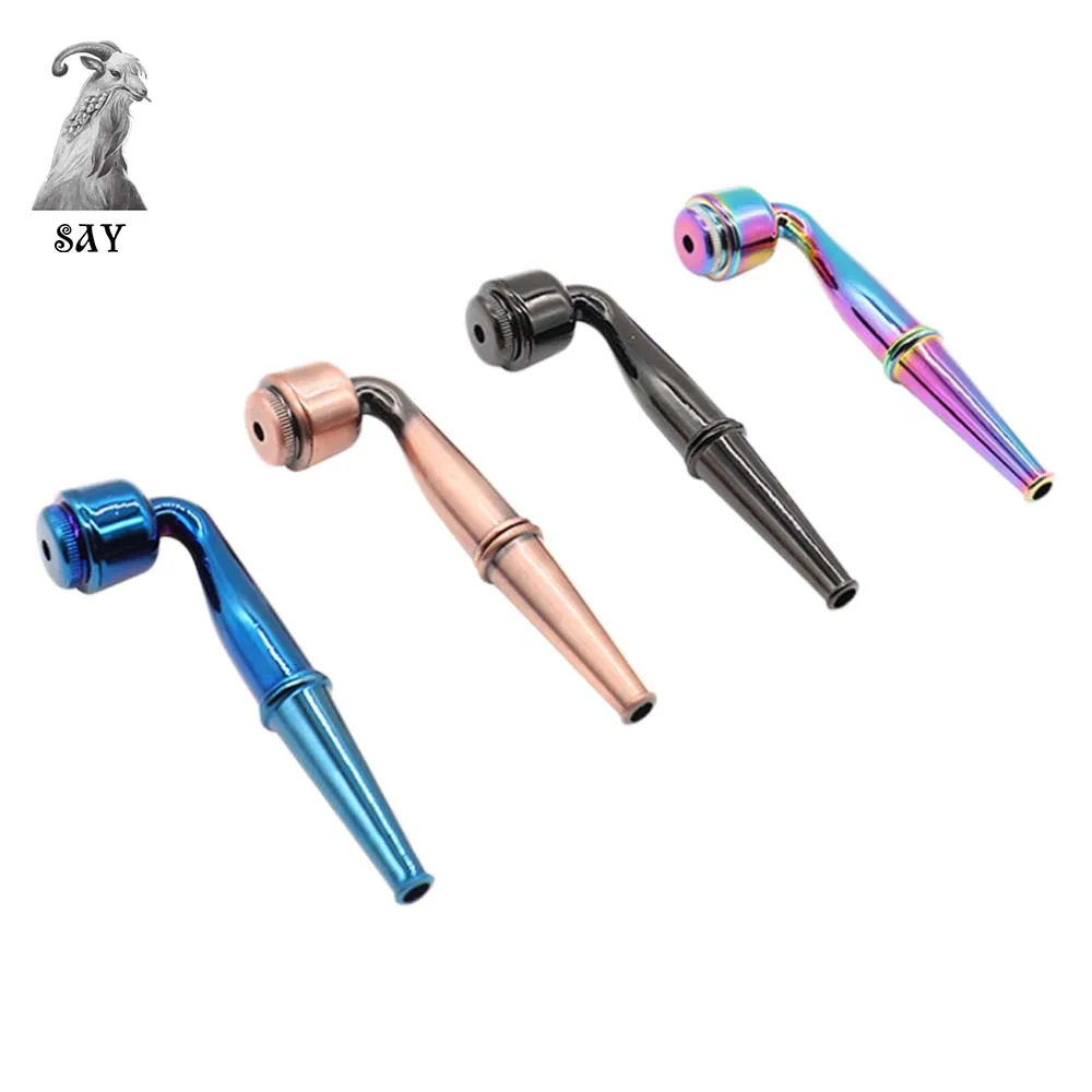 SY Best Selling Metal Zinc Alloy Smoking Pipe Short Rod With Pipe Cover Double Plating Portable Tobacco Pipe Smoking Accessories
SY Best Selling Metal Zinc Alloy Smoking Pipe Short Rod With Pipe Cover Double Plating Portable Tobacco Pipe Smoking Accessories