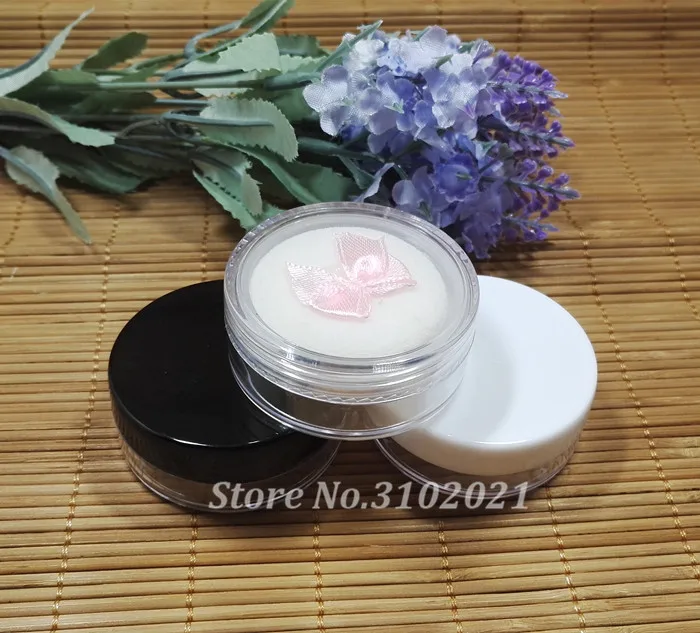 20pcs/lot 5g DIY Empty Clear/ Black Loose Powder Case with Sifter, Mini Plastic Cosmetic Bottle Loose Powder Container with Puff
20pcs/lot 5g DIY Empty Clear/ Black Loose Powder Case with Sifter, Mini Plastic Cosmetic Bottle Loose Powder Container with Puff