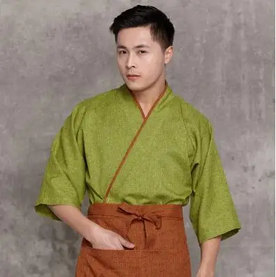Unisex Japanese Korea style medium sleeve chef cook uniform top waiter work wear restaurant cook shirt suit flower printing K324
Unisex Japanese Korea style medium sleeve chef cook uniform top waiter work wear restaurant cook shirt suit flower printing K324