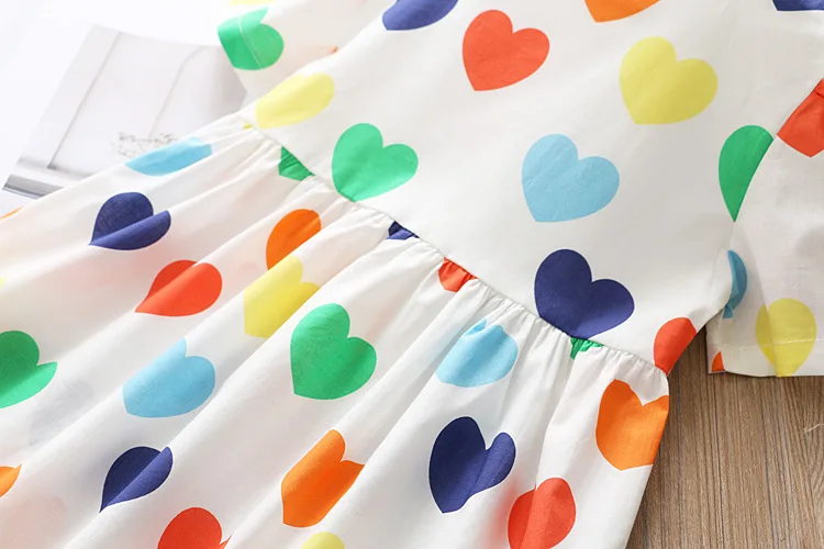 New Style Infants Kids Baby Girls Dress Summer Short Sleeves Heart Printed Dresses Cotton Outfits Princess Party Tutu Dresses
New Style Infants Kids Baby Girls Dress Summer Short Sleeves Heart Printed Dresses Cotton Outfits Princess Party Tutu Dresses