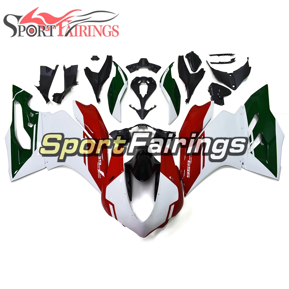 Fairings For DUCATI 959 Panigale 2015 2016 2017 ABS Plastics Motorcycle Fairing Kit Fittings Cowlings New Design Red White Green
Fairings For DUCATI 959 Panigale 2015 2016 2017 ABS Plastics Motorcycle Fairing Kit Fittings Cowlings New Design Red White Green