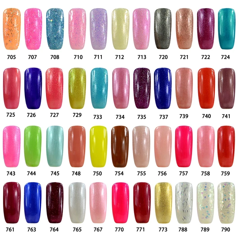 Elite99 15 мл Gelpolish Французский Черный Белый Гель Лак Для Ногтей Soak Off УФ Полу Pernament