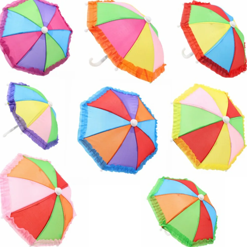 1PCS Handmade Colorful Umbrella For 18 Inch Doll Toys Girl Kids Xmas Gift Random Color Doll Accessories
1PCS Handmade Colorful Umbrella For 18 Inch Doll Toys Girl Kids Xmas Gift Random Color Doll Accessories
