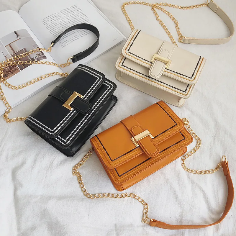 Luxury Handbags 2019 New Women Messenger Bags Fashion Texture Chain Shoulder Buckle Bag Wild Casual Girl Messenger Bag DG381
Luxury Handbags 2019 New Women Messenger Bags Fashion Texture Chain Shoulder Buckle Bag Wild Casual Girl Messenger Bag DG381