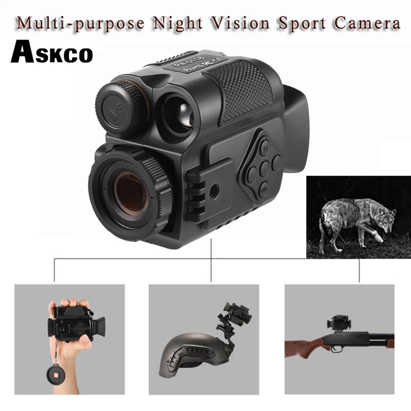 Askco Mini Multifunction IR Digital Infrared Monocular Day Night Vision Telescope Night Vision Scope For Camera Video Hunting
Askco Mini Multifunction IR Digital Infrared Monocular Day Night Vision Telescope Night Vision Scope For Camera Video Hunting
