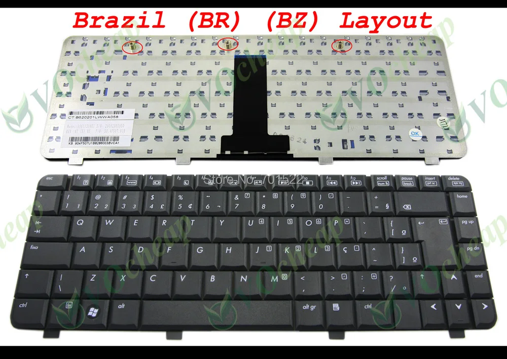10 x New Laptop keyboard for HP Pavilion dv2000 dv2100 dv2200 dv2300 Presario V3000 V3100 V3200 V3300 Black Brzail BR V061130AR1
10 x New Laptop keyboard for HP Pavilion dv2000 dv2100 dv2200 dv2300 Presario V3000 V3100 V3200 V3300 Black Brzail BR V061130AR1
