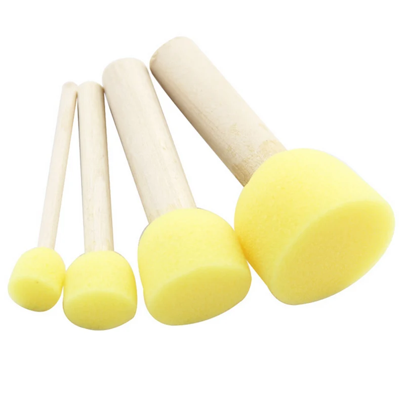 4Pcs/Set Seal Sponge Brush Children Kids Painting Tools Brush To Paint Art Drawing Yellow Sponge Painting Brushes Art Supplies
4Pcs/Set Seal Sponge Brush Children Kids Painting Tools Brush To Paint Art Drawing Yellow Sponge Painting Brushes Art Supplies