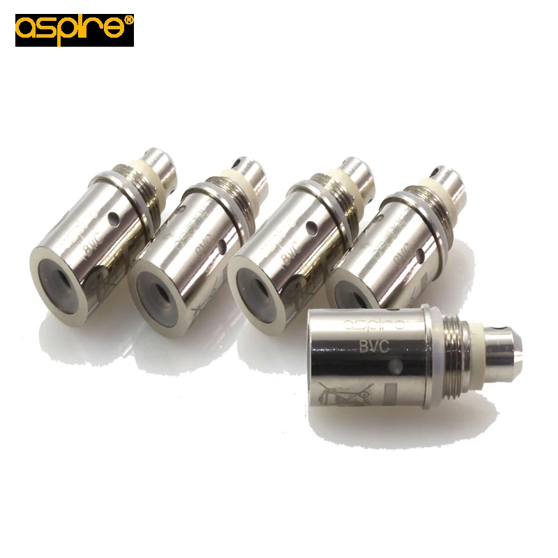 5 шт. 10 Aspire BVC Головка Катушки 2.1ohm 1.8ohm 1.6ohm для CE5 ET ETS атомайзер vivi Nova дно
