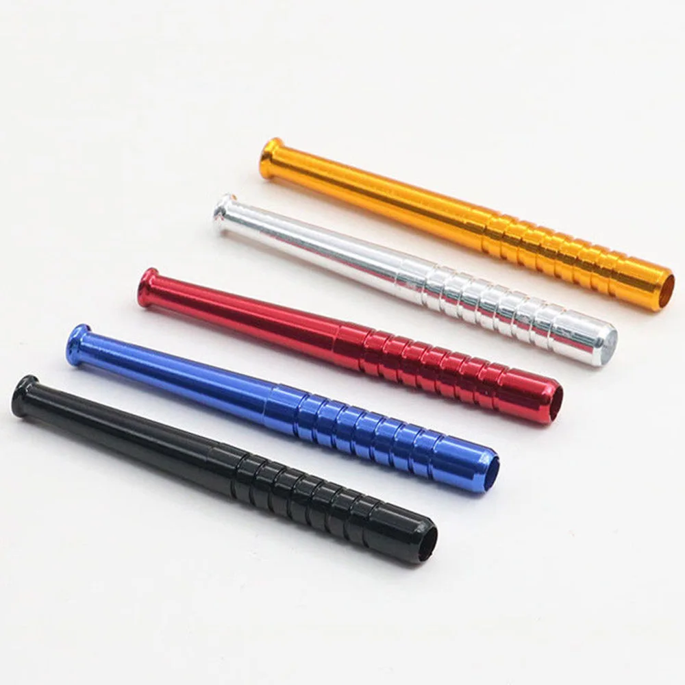 Metal Alloy Baseball Bat Shaped Tobacco Smoking Pipe Metal Snuff Sniffer Snorter Tube Snuffer Bullet Herb Smoking Pipe
Metal Alloy Baseball Bat Shaped Tobacco Smoking Pipe Metal Snuff Sniffer Snorter Tube Snuffer Bullet Herb Smoking Pipe