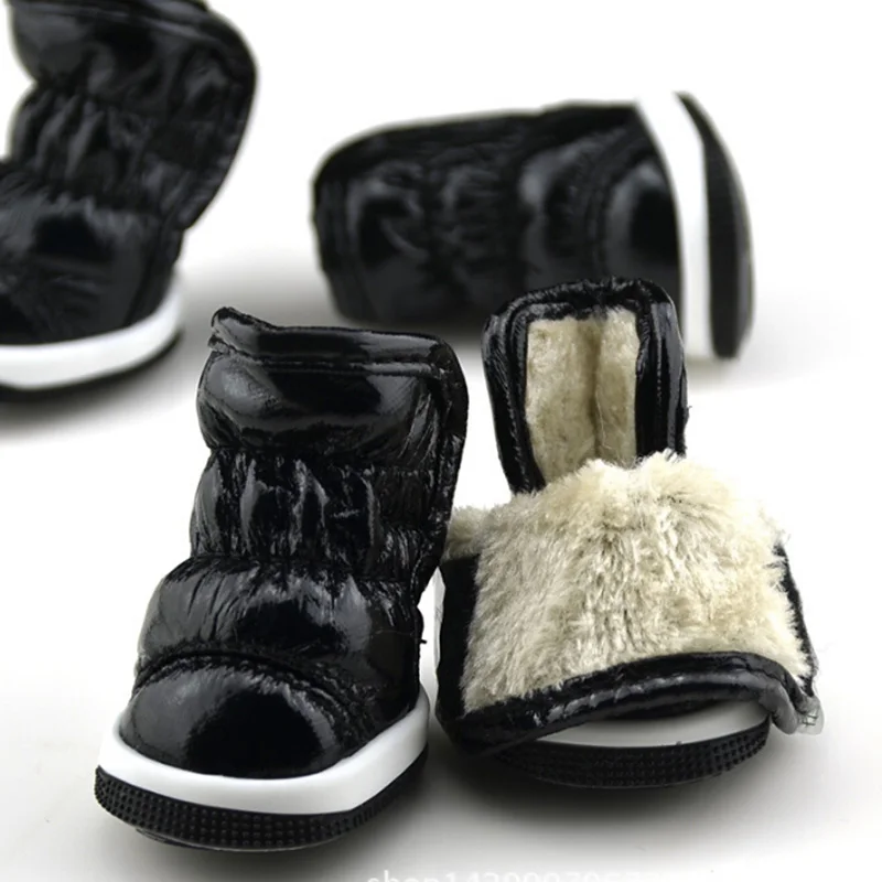 4 Size Winter Waterproof Cat Pet Dog Shoes Anti Slip Soft Leather Snow Boots For Teddy Chihuahua Small Big Large Pets Dogs Shoes
4 Size Winter Waterproof Cat Pet Dog Shoes Anti Slip Soft Leather Snow Boots For Teddy Chihuahua Small Big Large Pets Dogs Shoes