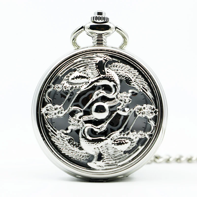 Best Crane Silver Mechanical Pocket Watch Steel Luxury Classy Mechanical Skeleton Hand Winding with Chain PJX1295
Best Crane Silver Mechanical Pocket Watch Steel Luxury Classy Mechanical Skeleton Hand Winding with Chain PJX1295