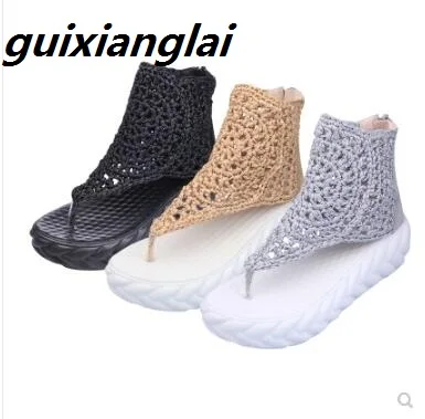 Guixianglai summer 2018 new style platform for the ladies' shoes of the Roman shoes
Guixianglai summer 2018 new style platform for the ladies' shoes of the Roman shoes