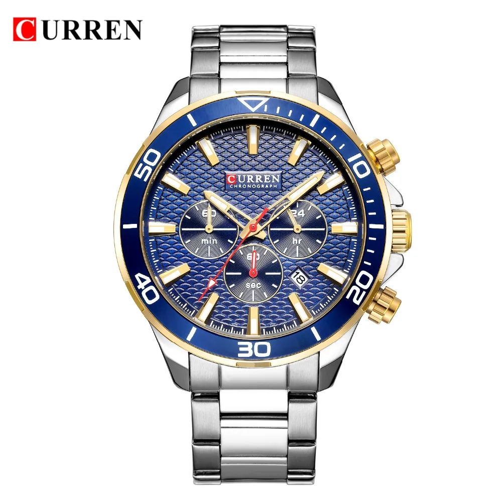 Men Watches CURREN Luxury Brand Men New Business Quartz Wristwatch Man Waterproof Stainless Steel Date Watch Relogio Masculio
Men Watches CURREN Luxury Brand Men New Business Quartz Wristwatch Man Waterproof Stainless Steel Date Watch Relogio Masculio