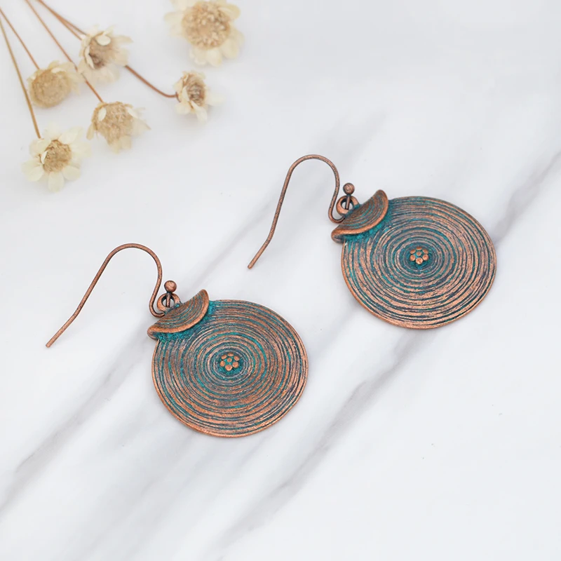 Round large Earrings Bohemian Bronze circle Vintage ethnic for Women accessories 2019 Party Long drop Earrings Boho Jewelry
Round large Earrings Bohemian Bronze circle Vintage ethnic for Women accessories 2019 Party Long drop Earrings Boho Jewelry
