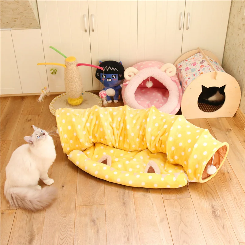 Pet Cat Dog Tunnel Bed Soft Tube Removable Bed For Cats Dogs Puppy Kitten Long Tunnel House Scratching Ball Toys Pet Supplies
Pet Cat Dog Tunnel Bed Soft Tube Removable Bed For Cats Dogs Puppy Kitten Long Tunnel House Scratching Ball Toys Pet Supplies