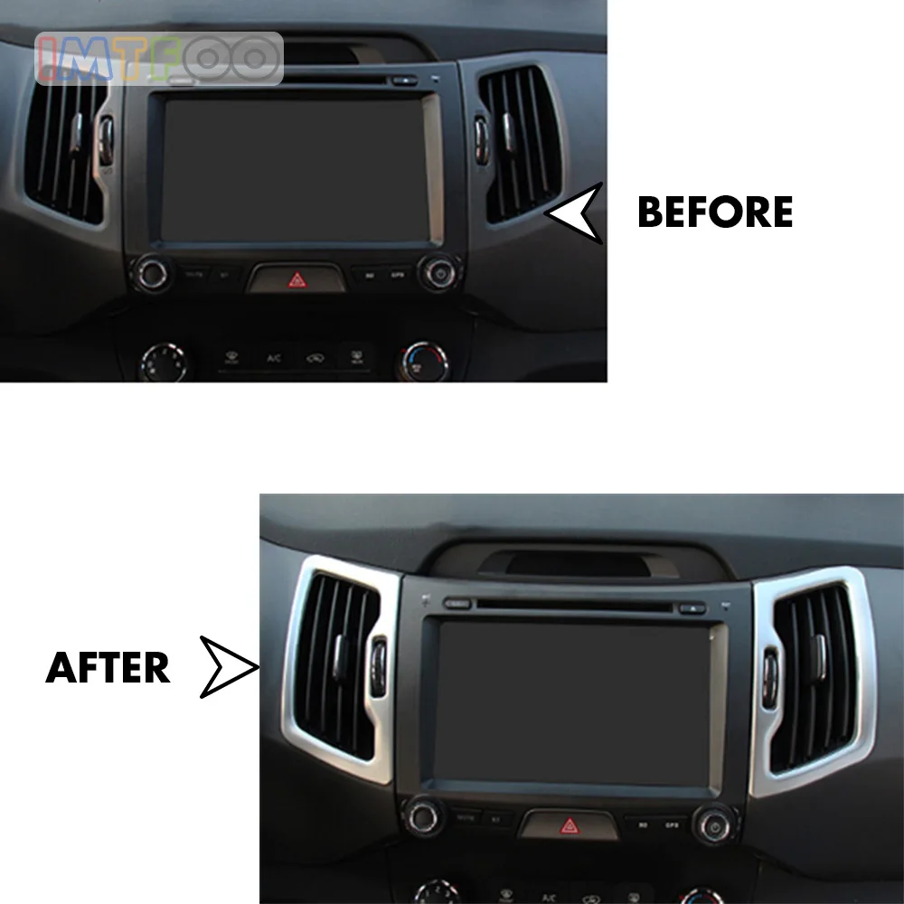 INTERIOR AIR VENT OUTLET BEZEL MOLDING GARNISH COVER FOR 2011 2012 2013 2014 2015 KIA SPORTAGE ACCESSORIES CAR STYLING
INTERIOR AIR VENT OUTLET BEZEL MOLDING GARNISH COVER FOR 2011 2012 2013 2014 2015 KIA SPORTAGE ACCESSORIES CAR STYLING