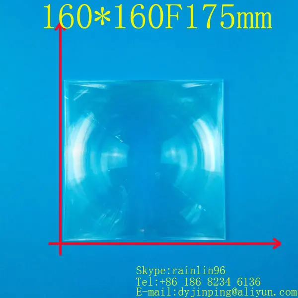 High concentrated Square Fresnel Lens 160*160MM Focal length 175mm Focal point temperature can reach 180 degrees
High concentrated Square Fresnel Lens 160*160MM Focal length 175mm Focal point temperature can reach 180 degrees
