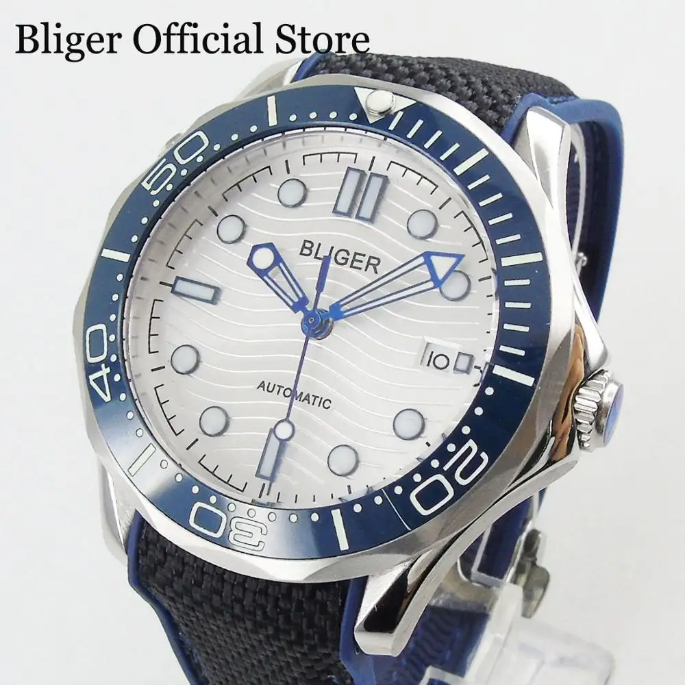 High Quality BLIGER Automatic Men's Watch With Sapphire Glass White Dial Luxury 41mm Wristwatch
High Quality BLIGER Automatic Men's Watch With Sapphire Glass White Dial Luxury 41mm Wristwatch
