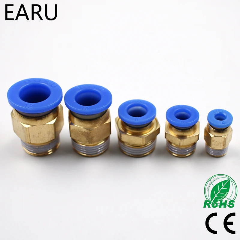 1/8'' 1/4'' 3/8'' 1/2'' Male-4 6 8 10 12mm Straight Push in Fitting Pneumatic Push to Connect Air Adapter Plug Socket Connector
1/8'' 1/4'' 3/8'' 1/2'' Male-4 6 8 10 12mm Straight Push in Fitting Pneumatic Push to Connect Air Adapter Plug Socket Connector