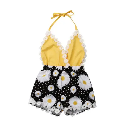 Baby Girl Clothes 2019 Summer Infant Baby Girls Clothes Toddler Sunflower Sleeveless Romper Halter Jumpsuit Sunsuit
Baby Girl Clothes 2019 Summer Infant Baby Girls Clothes Toddler Sunflower Sleeveless Romper Halter Jumpsuit Sunsuit