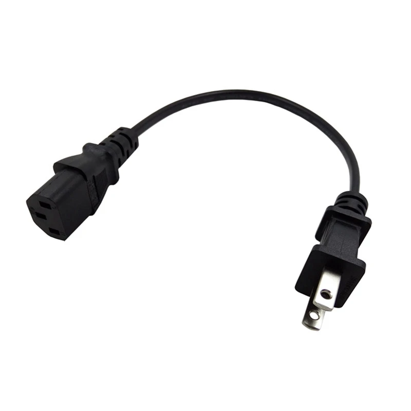 Шнур переменного тока NEMA 1-15P JP US к IEC320 C13, короткий, портативный, 20 см
Шнур переменного тока NEMA 1-15P JP US к IEC320 C13, короткий, портативный, 20 см