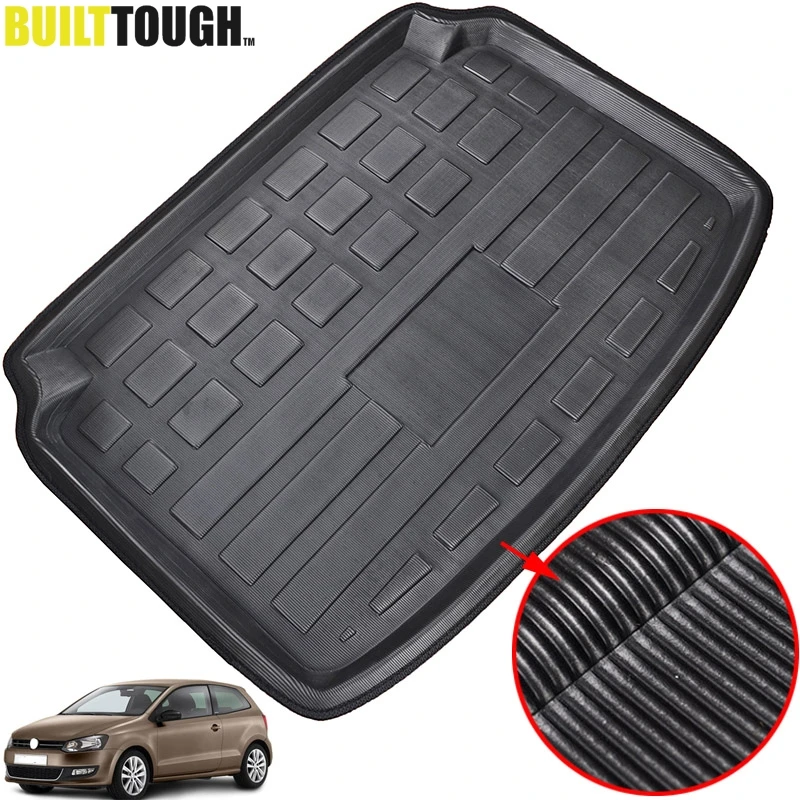 Подходит для VW Volkswagen Polo Hatchback 2010 2017 Задняя Крышка багажника поднос коврика