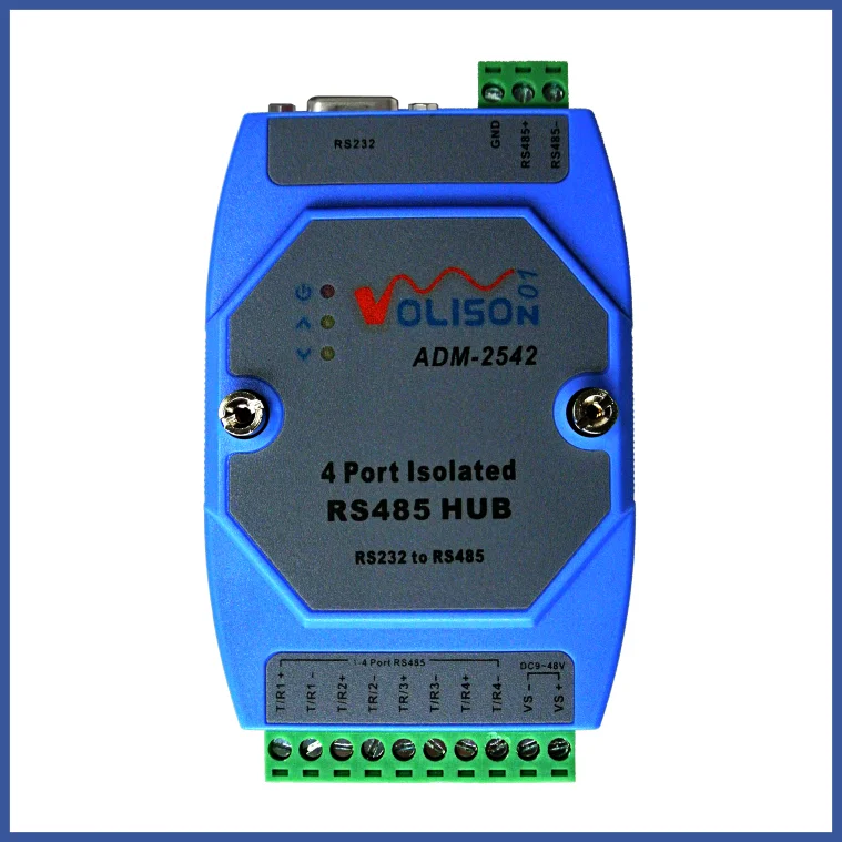 Industrial RS485 Hub Sub-sharer 485 Hub 485hub One out 4 Support rs232