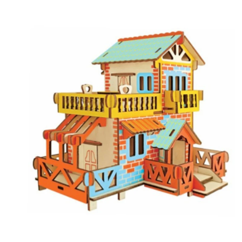 DIY Model toys 3D Wooden Puzzle-Small village Wooden Kits Puzzle Game Assembling Toys Gift for Kids Adult P27
DIY Model toys 3D Wooden Puzzle-Small village Wooden Kits Puzzle Game Assembling Toys Gift for Kids Adult P27