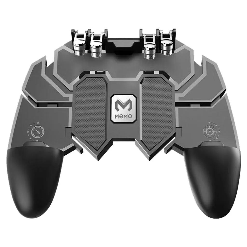 Mobile PUBG Controller Turnover Button Gamepad for PUBG IOS Android Six 6 Finger Operating Gamepad Peripherals PUBG Controller
Mobile PUBG Controller Turnover Button Gamepad for PUBG IOS Android Six 6 Finger Operating Gamepad Peripherals PUBG Controller