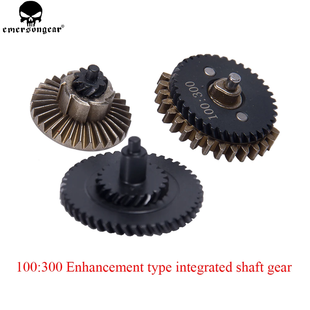 EMERSONGEAR 100:300 BD Enhancement Type Integrated Shaft Gear Set Airsoft CNC Machine Gear Box Set Hunting Accessories BD4770F
EMERSONGEAR 100:300 BD Enhancement Type Integrated Shaft Gear Set Airsoft CNC Machine Gear Box Set Hunting Accessories BD4770F