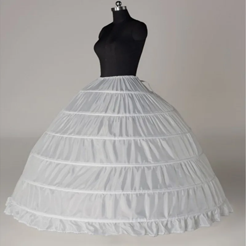Ball Gown 6 Hoops Petticoat 2016 Crinoline Jupon Mariage Petticoats For Wedding Dress Vestido Longo Cheap Wedding Accessories
Ball Gown 6 Hoops Petticoat 2016 Crinoline Jupon Mariage Petticoats For Wedding Dress Vestido Longo Cheap Wedding Accessories