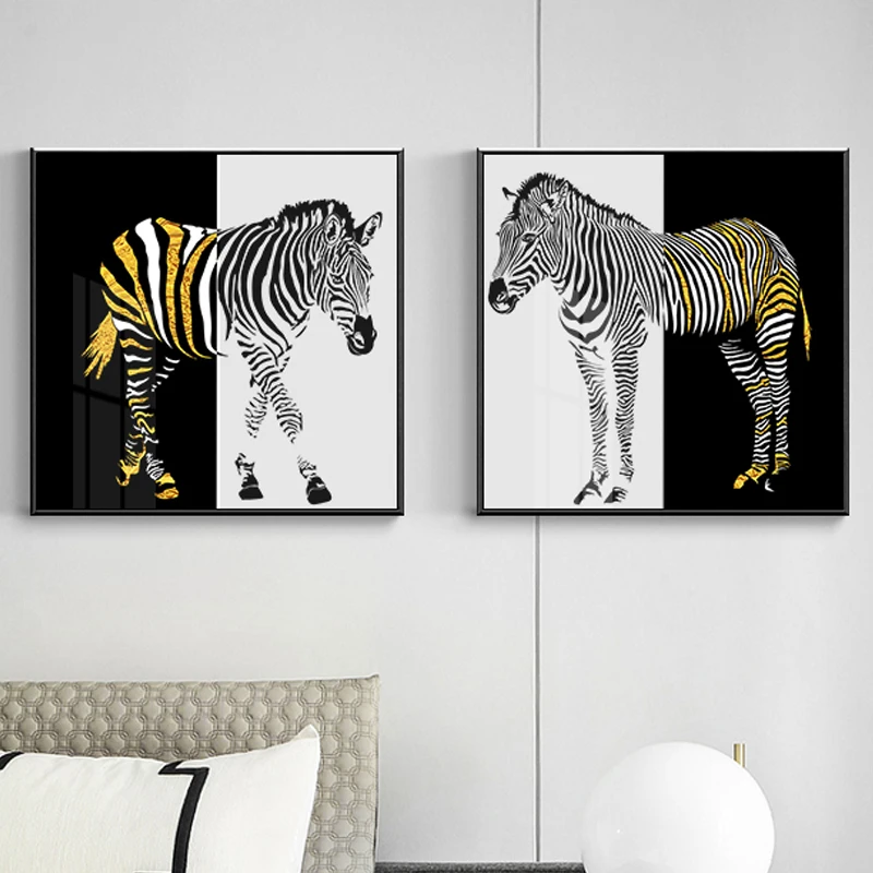 Black And Gold Zebra Canvas Painting Fashion Poster Print Animal Wall Art Pictures For Living Room Aisle Nordic Style Home Decor
Black And Gold Zebra Canvas Painting Fashion Poster Print Animal Wall Art Pictures For Living Room Aisle Nordic Style Home Decor