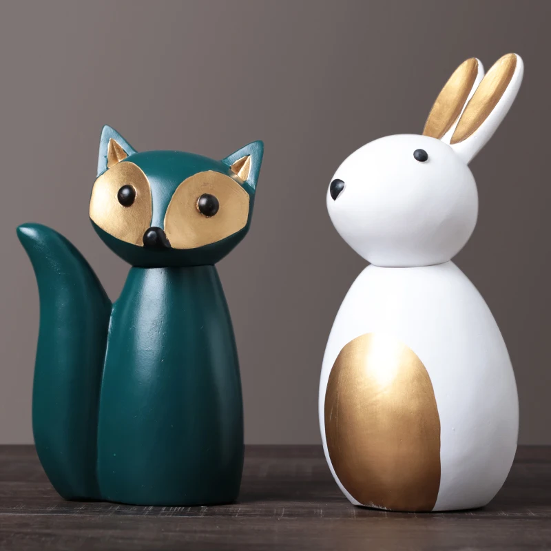 Nordic Resin Fox Sculpture Birds Owl Figurines Miniatures Home Decoration Animal Desk Crafts
Nordic Resin Fox Sculpture Birds Owl Figurines Miniatures Home Decoration Animal Desk Crafts