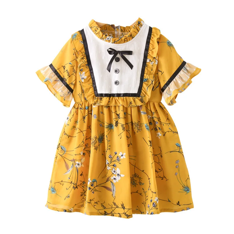 Dulce Amor Elegant Girls Dress Summer Autumn Floral Princess Dress Butterfly Ribbon A-line Kids Clothes for Girls Party Dress
Dulce Amor Elegant Girls Dress Summer Autumn Floral Princess Dress Butterfly Ribbon A-line Kids Clothes for Girls Party Dress