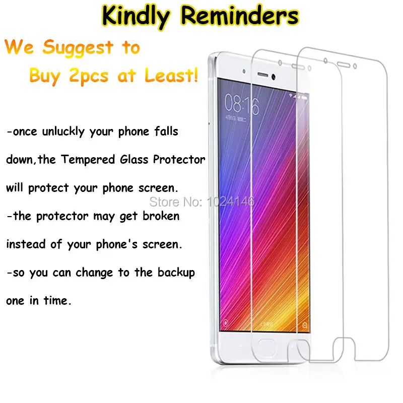 For Lenovo A6600 A 6600 5.0" Clear Tempered Glass Screen Protector Ultra Thin Explosion-proof Protective Film + Cleaning Kit | Мобильные
