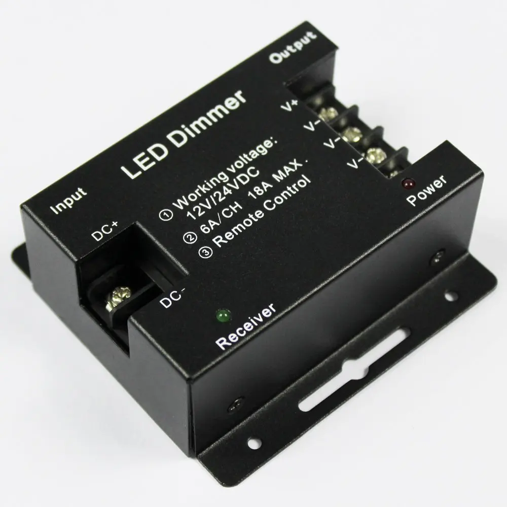 DC 12 24V RF сенсорный контроллер Диммер Яркость Регулируемая для одноцветной