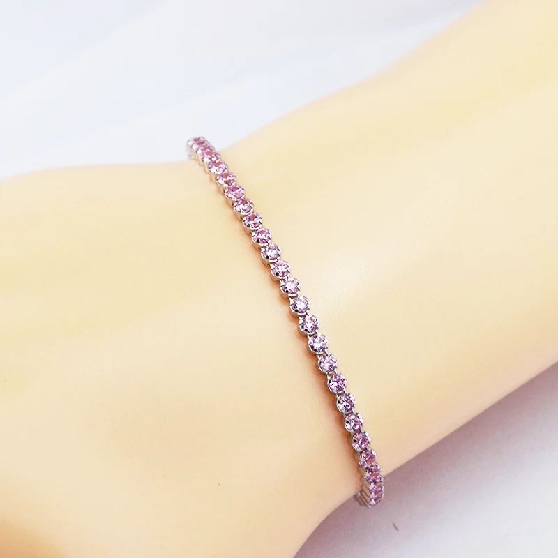 Moment Sparkling Strand Bracelet 925 Sterling Silver Pink Crystal Bracelets & Bangles for Women Fine Jewelry Gift Pulseras
Moment Sparkling Strand Bracelet 925 Sterling Silver Pink Crystal Bracelets & Bangles for Women Fine Jewelry Gift Pulseras
