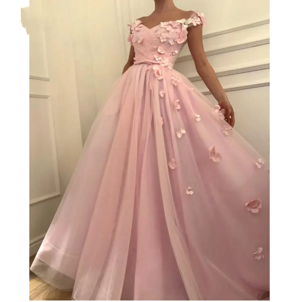 Blush Pink Flower A-line Long Prom Dresses Pearls Formal Party Dress Plus Size Evening Dress V-neck Tulle Long Prom Gowns
Blush Pink Flower A-line Long Prom Dresses Pearls Formal Party Dress Plus Size Evening Dress V-neck Tulle Long Prom Gowns