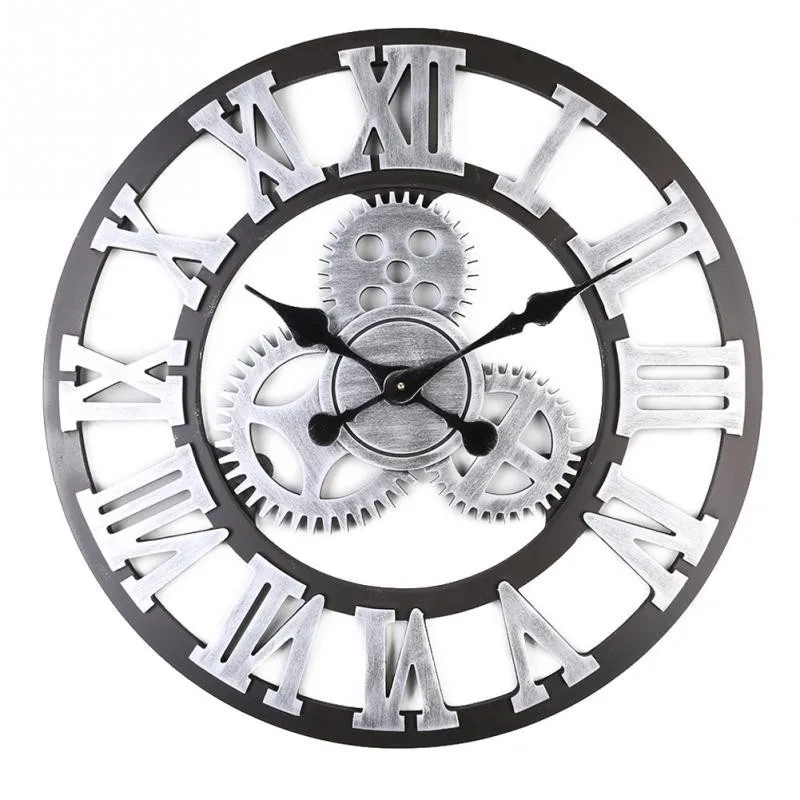 Handmade 3D Retro Wall Clock Vintage Luxury Gear Wooden Saat Wall Clock Roman Numerals Design For Home Living Room Decoration
Handmade 3D Retro Wall Clock Vintage Luxury Gear Wooden Saat Wall Clock Roman Numerals Design For Home Living Room Decoration