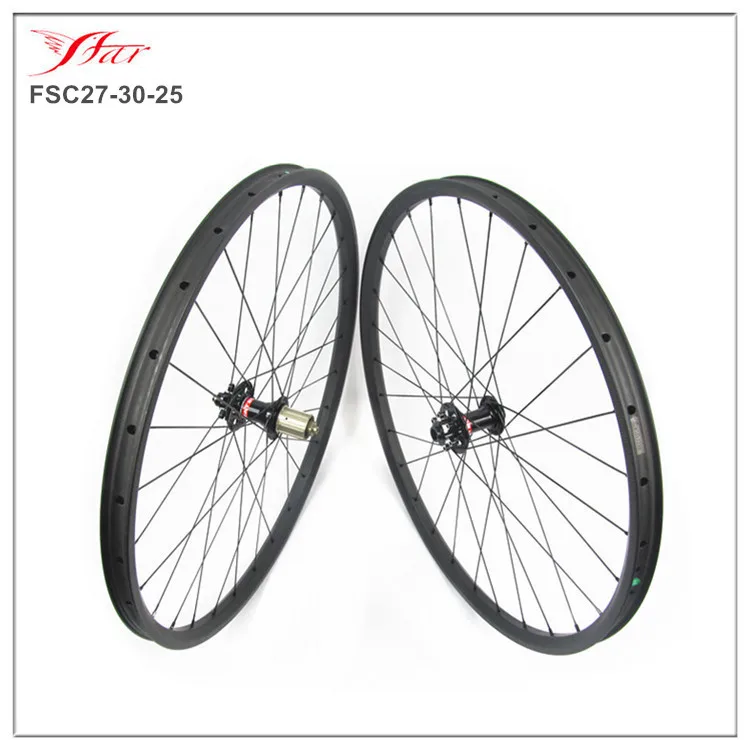 Factory Price! 650B MTB carbon bike wheel set 30mm wide 25mm deep hookless and tubeless compatible OEM available
Factory Price! 650B MTB carbon bike wheel set 30mm wide 25mm deep hookless and tubeless compatible OEM available