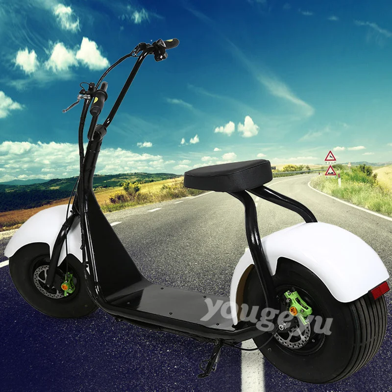 Harley Electric Scooter Motor Cycle Wide Tire Bike E-Bike E scooter 1000W Car Vehicle Motorcycle Citycoco moto eletrica | Спорт и