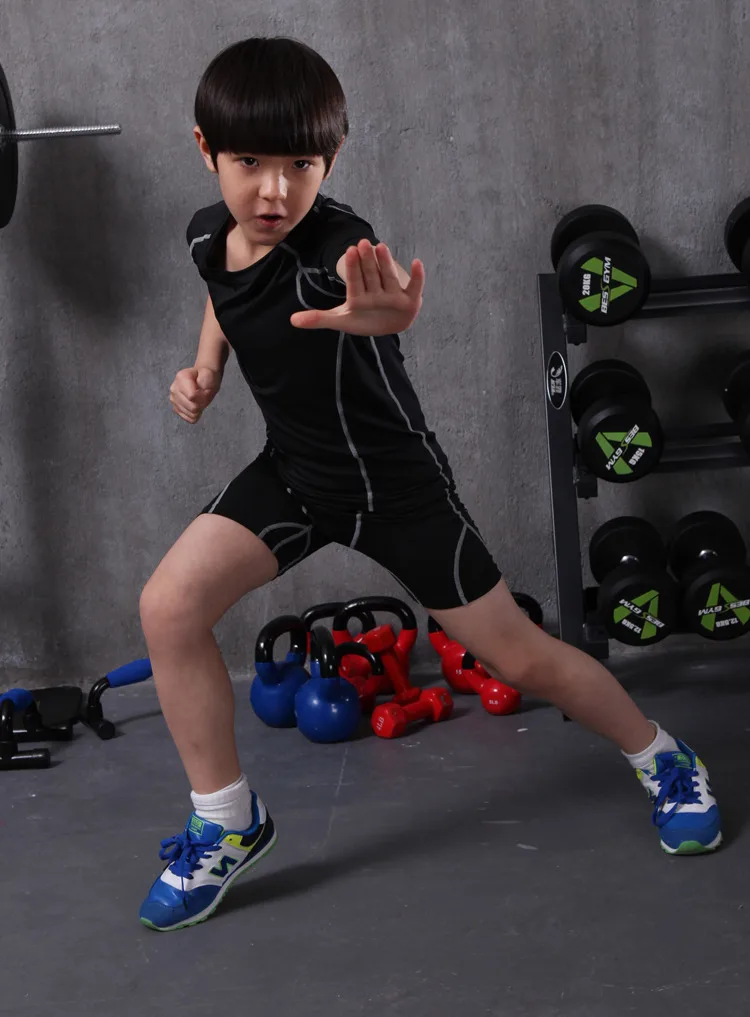 G-LIKE Children Short Sleeve Fitness Quick Dry Tights Suits Firm Fit Breathable Martial Arts Suit Bodybuilding Clothing Pants
G-LIKE Children Short Sleeve Fitness Quick Dry Tights Suits Firm Fit Breathable Martial Arts Suit Bodybuilding Clothing Pants