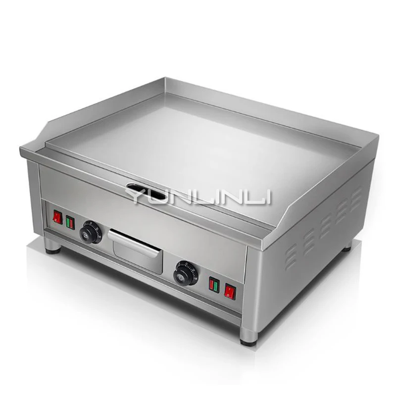 Commercial Electric Griddle Double Temperature Control Teppanyaki Equipment Multi-functional Electric Grill Pan EG650D-16
Commercial Electric Griddle Double Temperature Control Teppanyaki Equipment Multi-functional Electric Grill Pan EG650D-16
