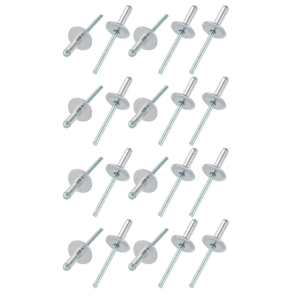 20 Pcs Rivets 5mm x 16mm Aluminum Open End Large Flange Blind Rivet Fasteners Hardware Home Improvement For Buildings Cars Ship
20 Pcs Rivets 5mm x 16mm Aluminum Open End Large Flange Blind Rivet Fasteners Hardware Home Improvement For Buildings Cars Ship