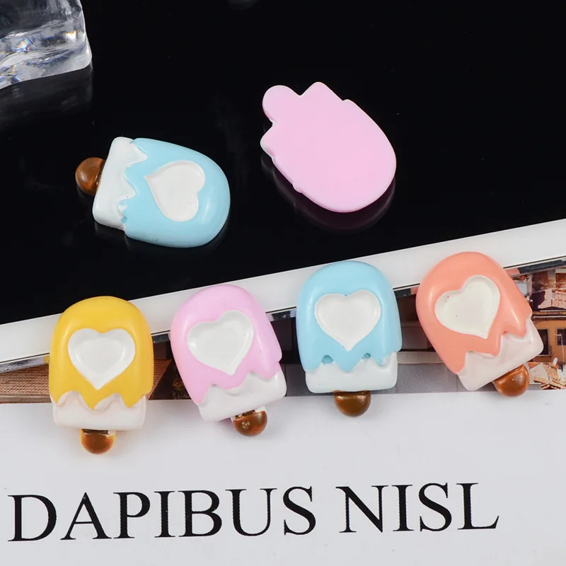 100pcs/lot 15X23mm Kawaii Resin Ice Cream With love Heart Cabochon For Scrapbooking Craft Food Supply Art DIY Embellishment
100pcs/lot 15X23mm Kawaii Resin Ice Cream With love Heart Cabochon For Scrapbooking Craft Food Supply Art DIY Embellishment