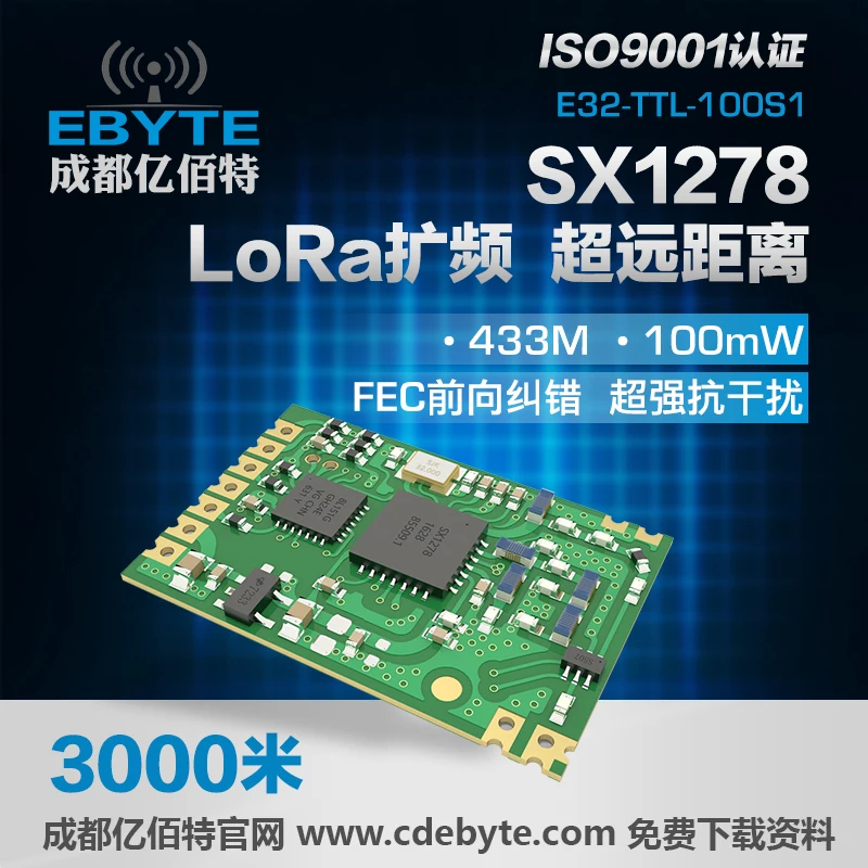 Для беспроводного модуля SMD 433M | SX1278/SX1276 удаленный LoRa спектра | С исправлением ошибок | super SI4463
Для беспроводного модуля SMD 433M | SX1278/SX1276 удаленный LoRa спектра | С исправлением ошибок | super SI4463