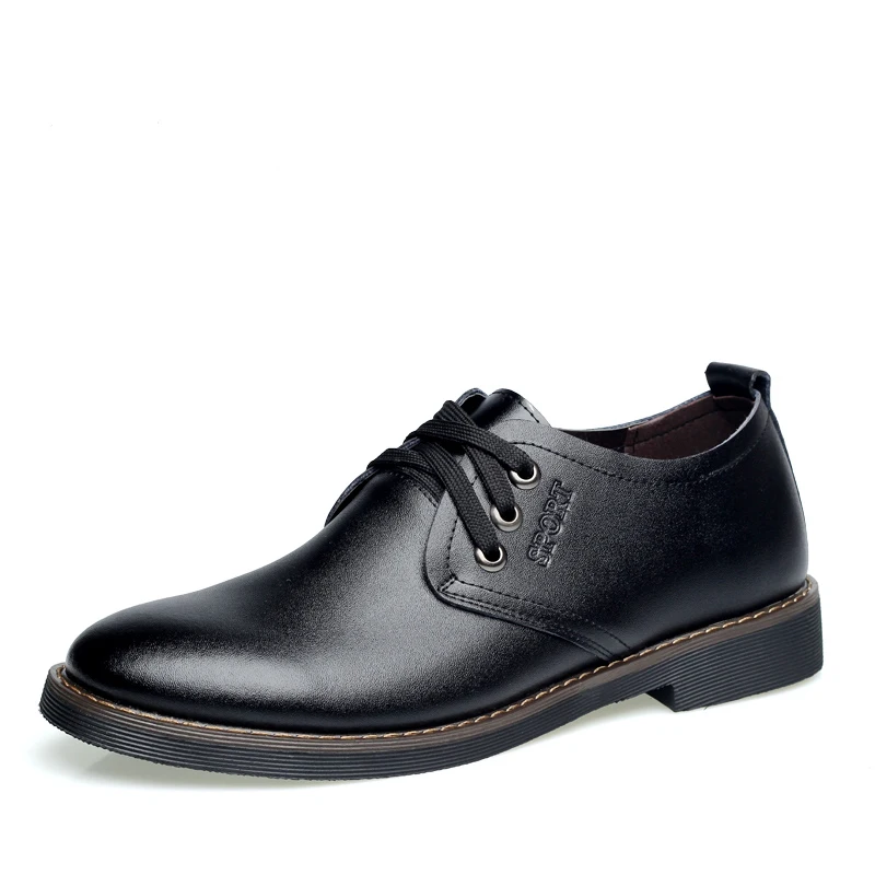GOXPACER New Autumn Winter Shoes Men Lacing Sew Flats Genuine Leather Shoes Pointed Toe Low Heel Business Shoes Wholesale
GOXPACER New Autumn Winter Shoes Men Lacing Sew Flats Genuine Leather Shoes Pointed Toe Low Heel Business Shoes Wholesale