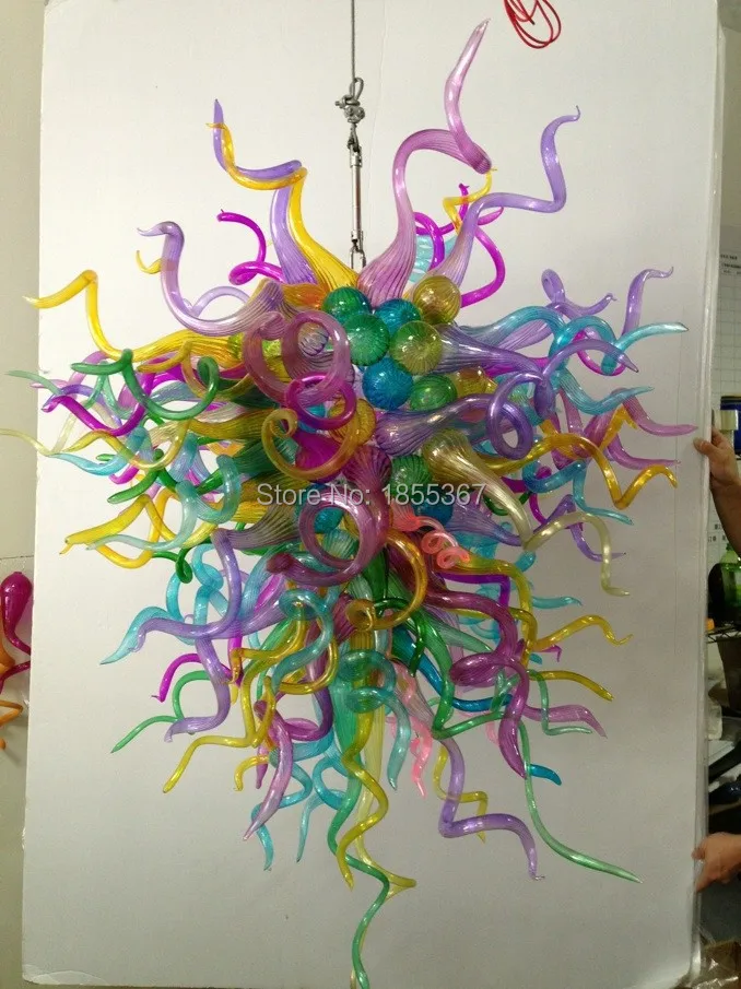 Free Shipping Great Delicate Splendid Popular Light Hand Blown Glass Chandelier
Free Shipping Great Delicate Splendid Popular Light Hand Blown Glass Chandelier